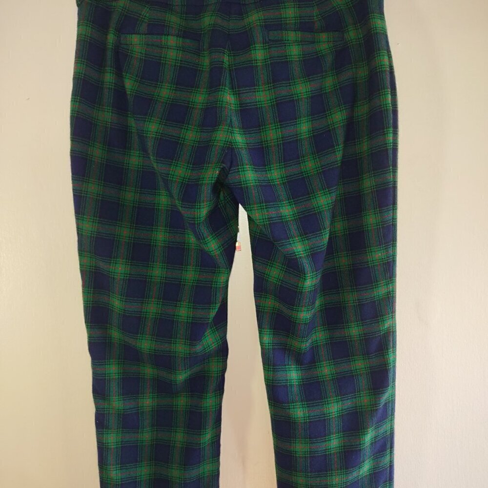 Vineyard Vines Classic Tartan Plaid Wool Pant Size 2 Preppy Old Money Heritage - Picture 8 of 10
